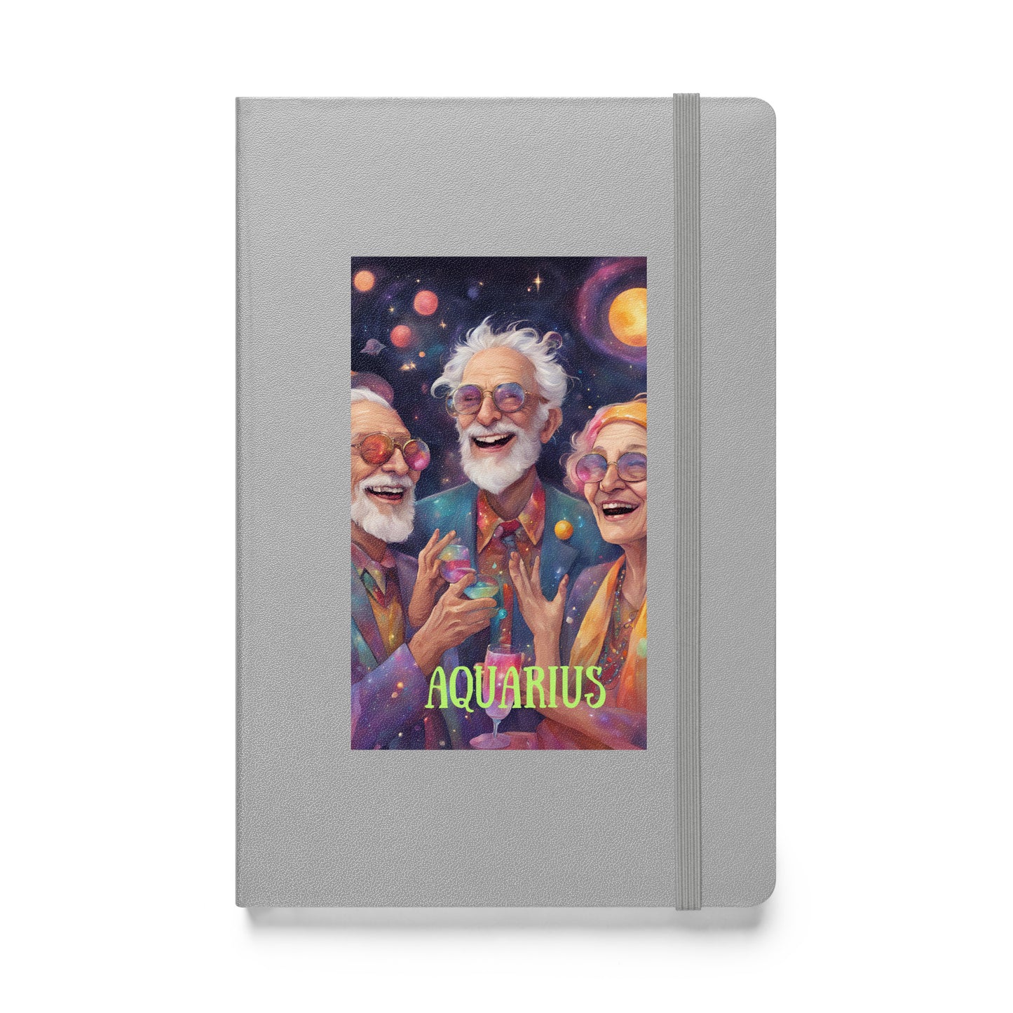 Aquarius Hardcover bound notebook