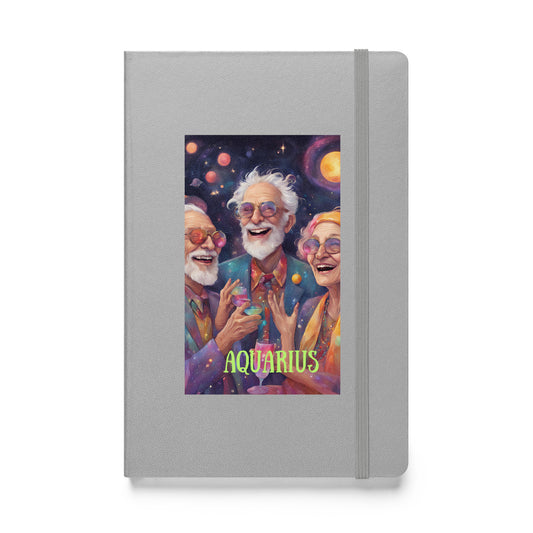 Aquarius Hardcover bound notebook