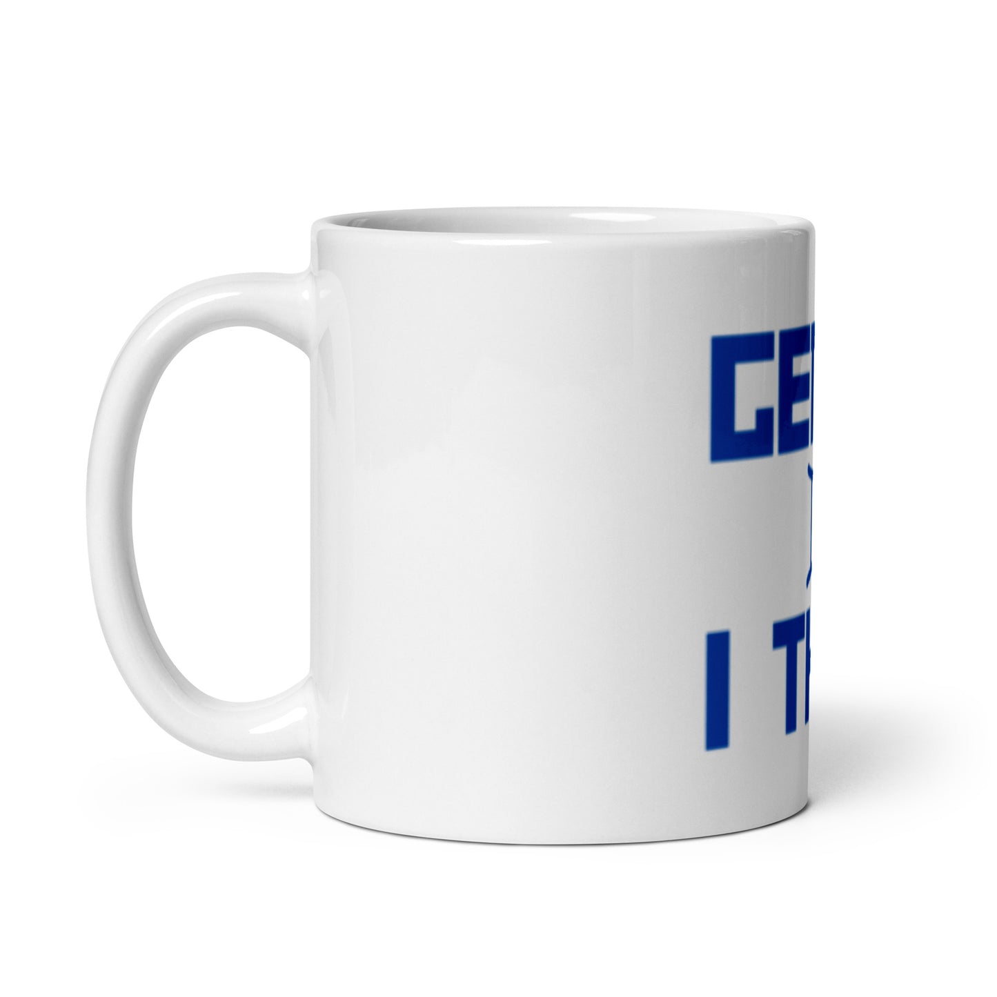 GEMINI I THINK White glossy mug